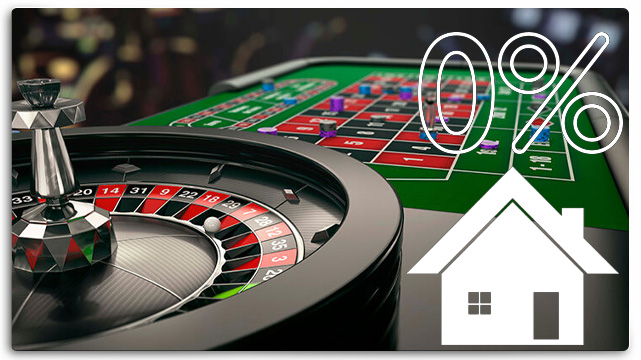 Roulette Wheel and Table, 0% House Edge