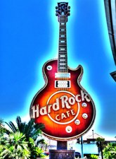 Hard Rock Guitar Logo