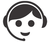 Customer Support Rep Wearing Headset