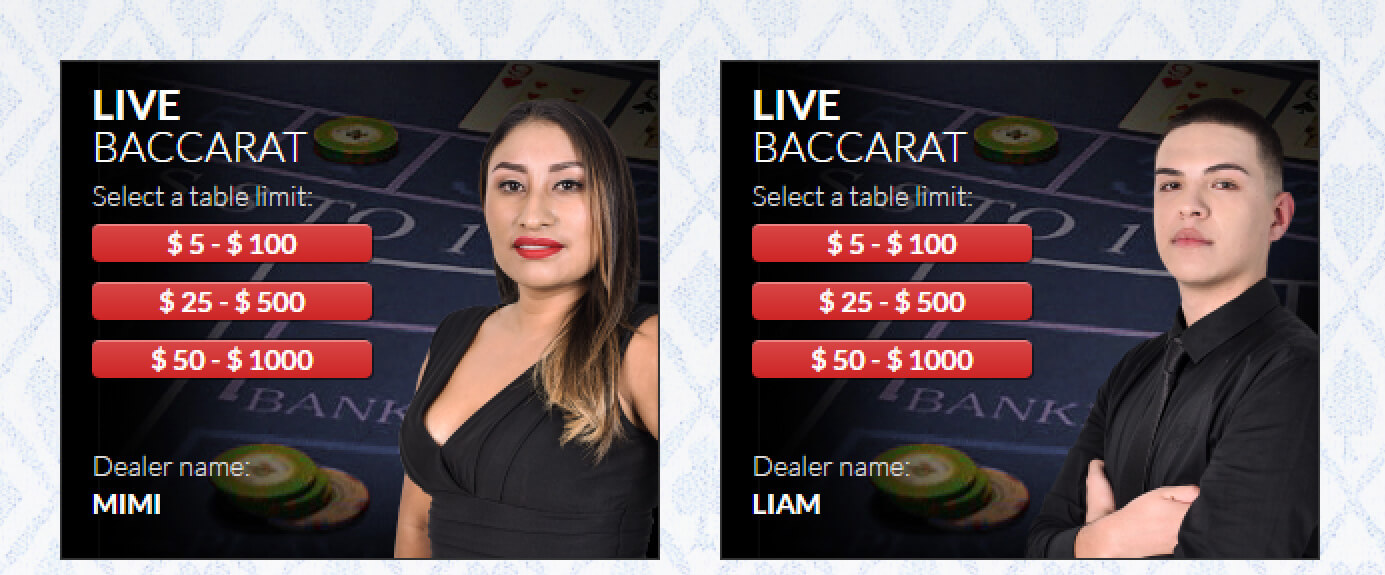 Live Dealer Game Options Available on Online Sloto Cash Casino Downloadable Version