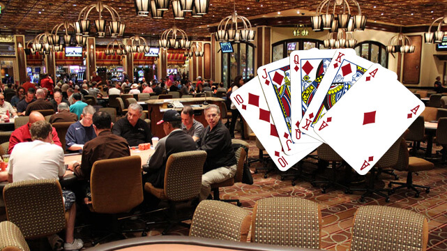 Bobby's Poker Room at the Bellagio Casino, Poker Cards Spread