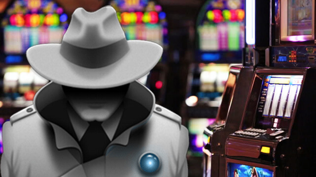 Casino Slot Machines, Guy Disguised Anonymous