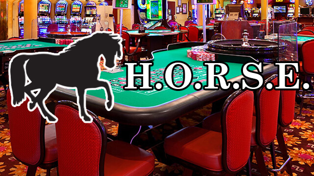 Table Games in Casino, H.O.R.S.E., Horse Silhouette