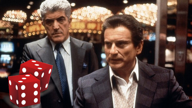 Scene From the Movie Casino, Two Red Dice