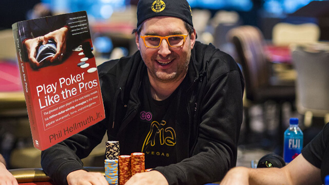 Poker Pro Phil Hellmuth Playing Poker, Phill Hellmuth Book Play Poker Like the Pros
