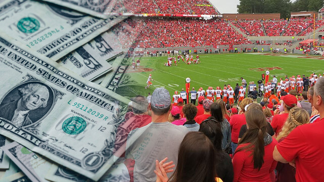 Pile of Money, Live Football Game