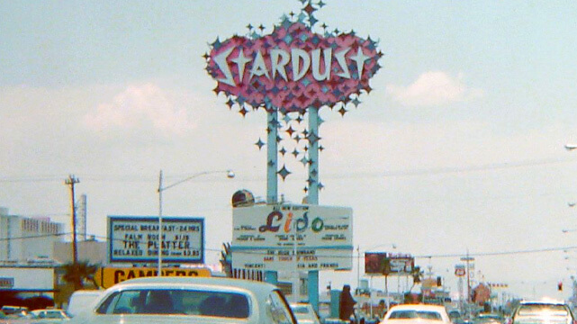 Old Photo of the Stardust Sign in Las Vegas
