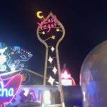 Tim Burton's "Lost Vegas" Neon Exhibit Sign in Downtown Las Vegas