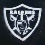 Raiders Logo Graffiti Art