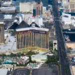 Aerial View of South End Las Vegas Strip