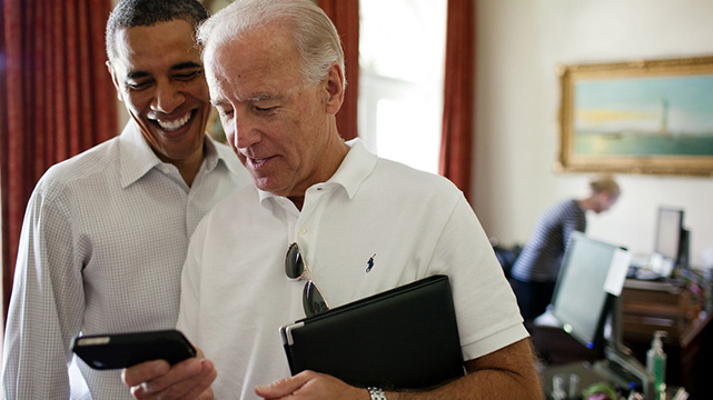 Joe Biden and Barrack Obama