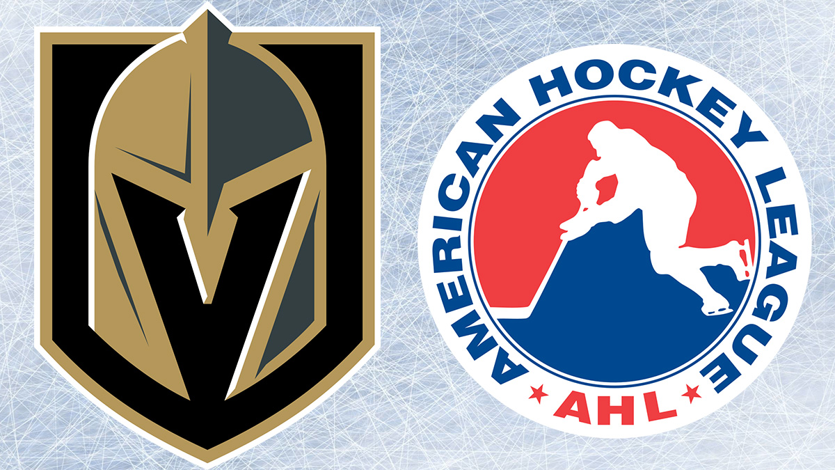 Golden Knights Logo and AHL Logo