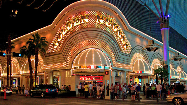 The Golden Nugget Casino in Downtown Las Vegas
