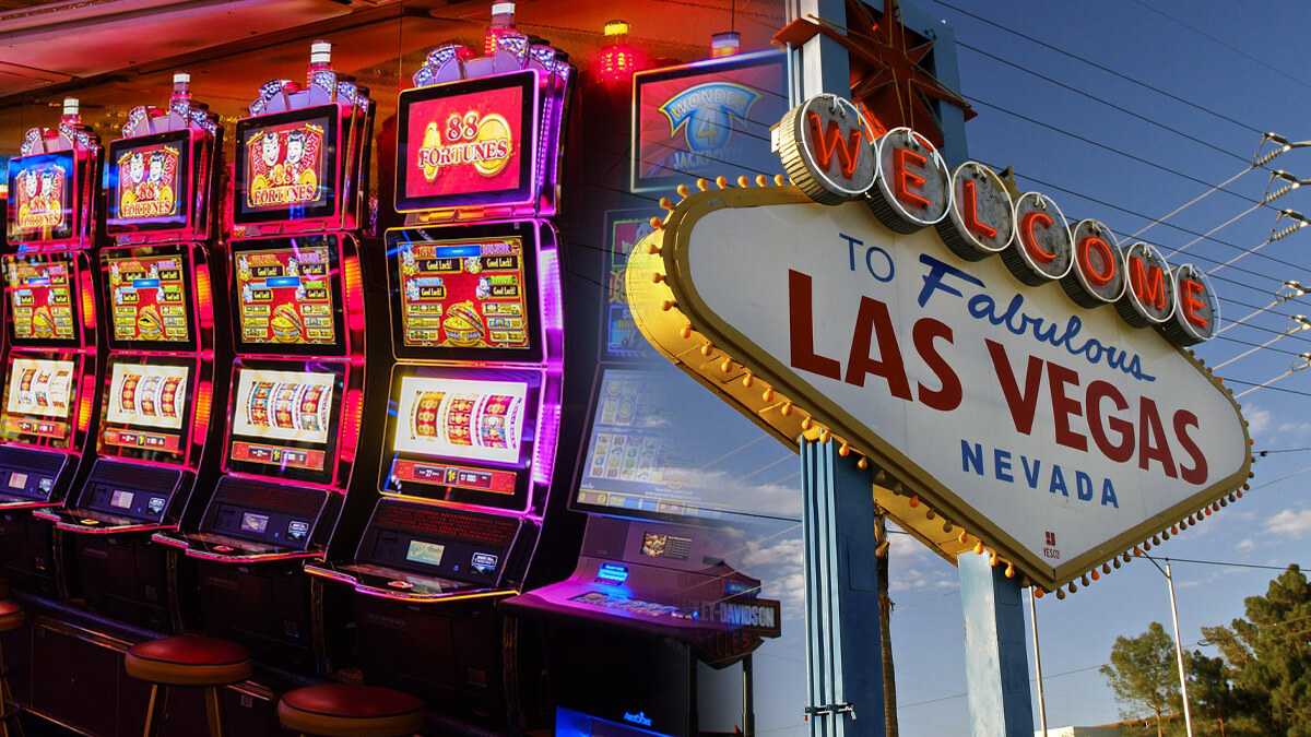 Casino Slot Machines, Welcome to Las Vegas Sign