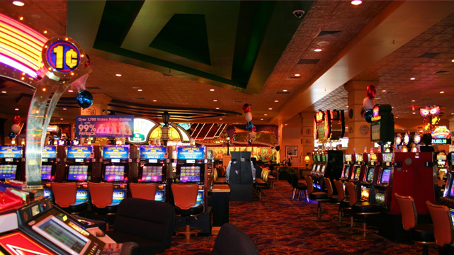 Casino Floor With a Variety of Machines