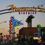 Fremont East District in the Evening