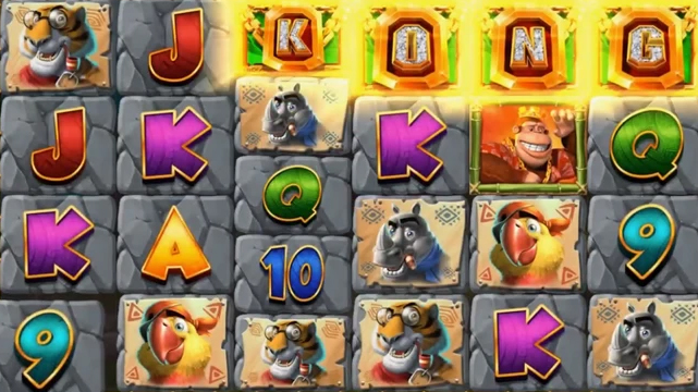 Screenshot of a Megaways Slot Game