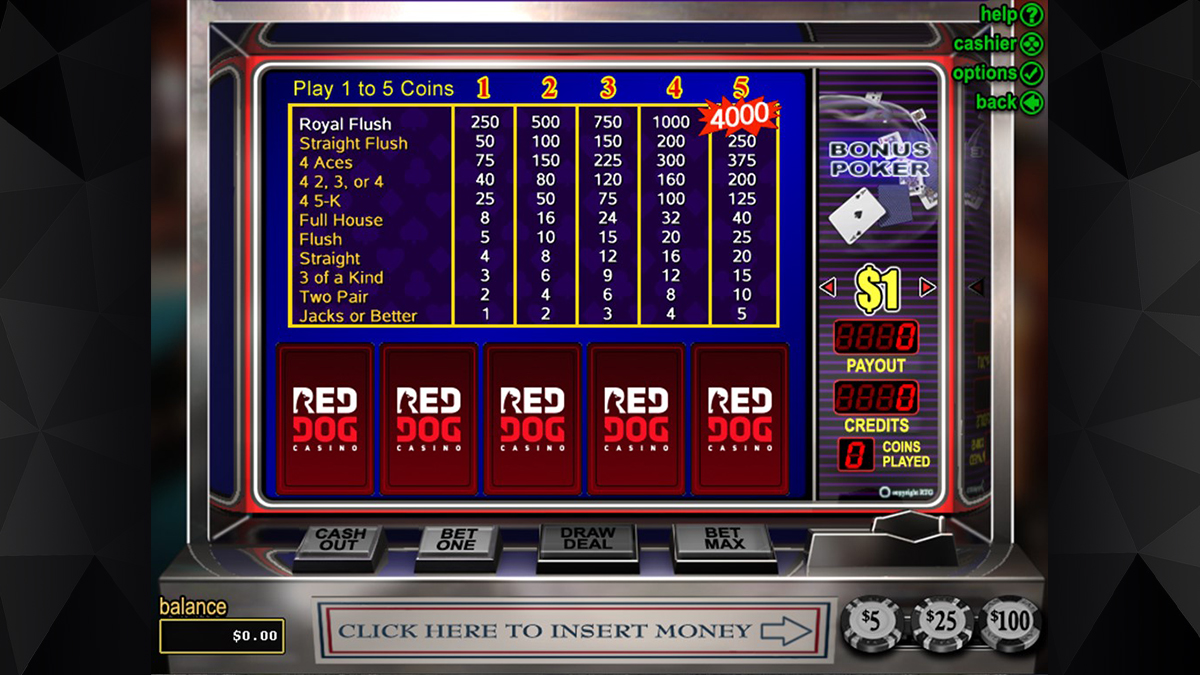 Red Dog Download Casino