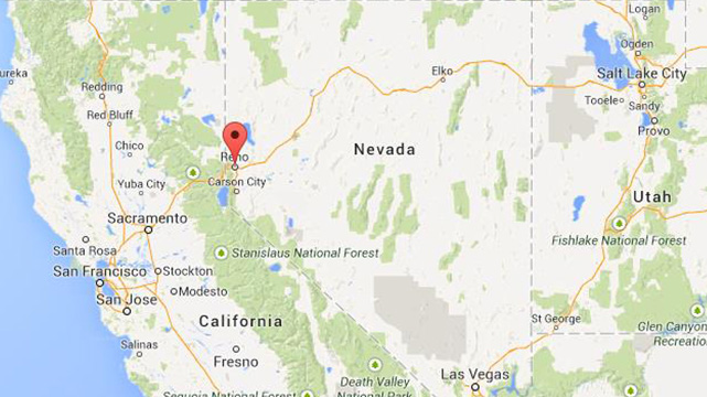 Reno on Map