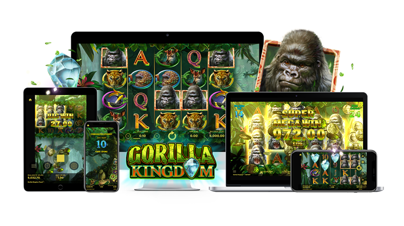 Gorilla Kingdom Slot Game on Computer and Mobile Devices