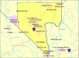 Clark County, Nevada Map