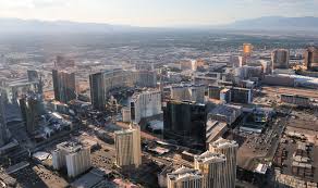 Aerial View of Las Vegas Strip
