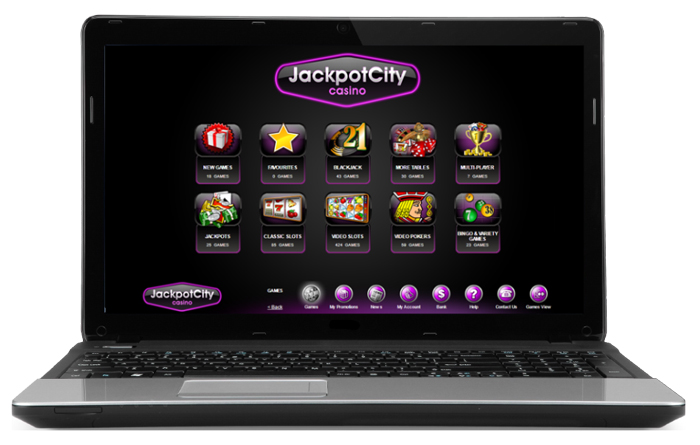 Jackpot City Casino Laptop
