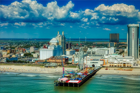 View of Atlantic City Beach