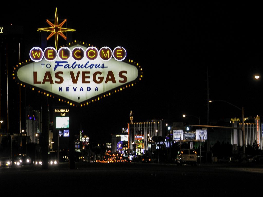 Las Vegas Sign at Night