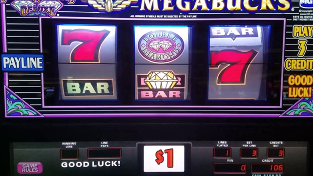 Double Diamond Megabucks Slot Machine