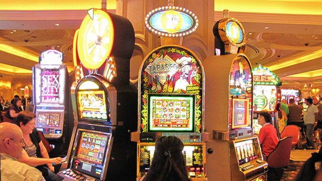 Pillar of Slot Machines