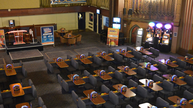 Wide View of a Bingo Hall