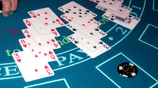 Blackjack Hands With Many Cards