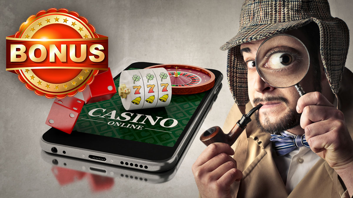 Man Dressed as a Detective With a Casino Graphics