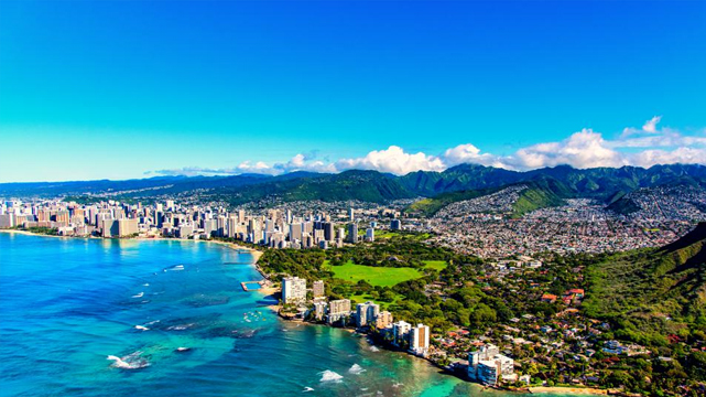 Hawaii City Coastline