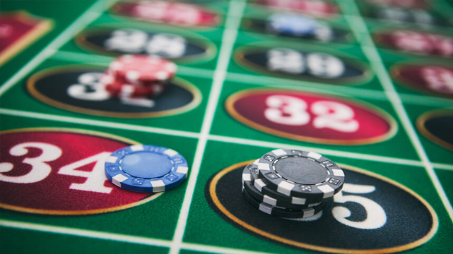 Closeup of Roulette Bets