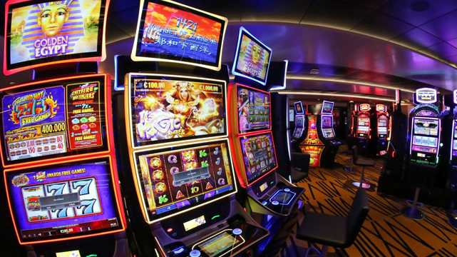 Column of Casino Slots