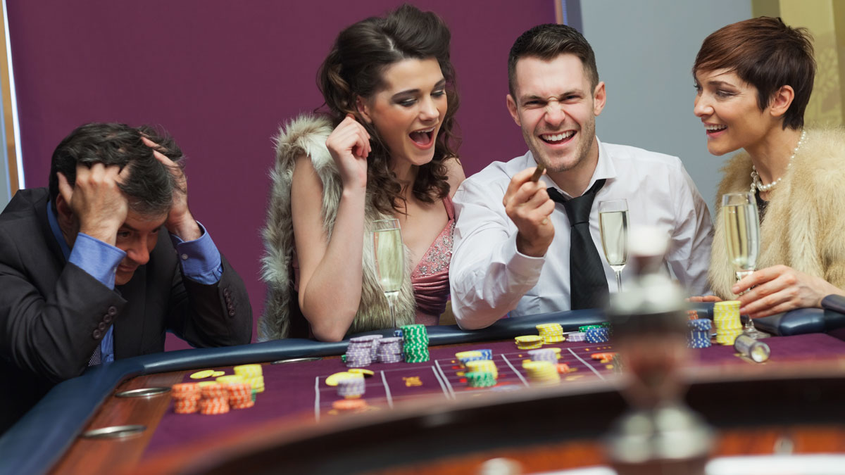 Excited and Frustrated Casino Gamblers