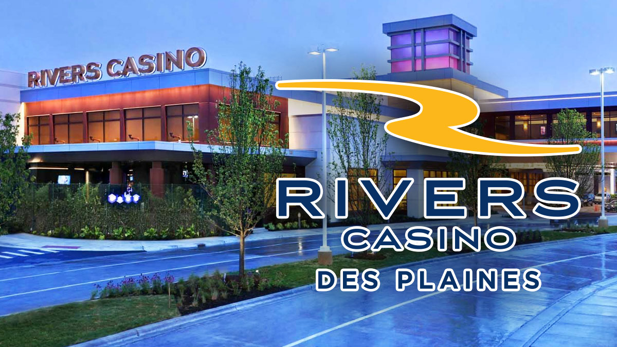 Rivers Casino Des Plaines Logo and Exterior Image