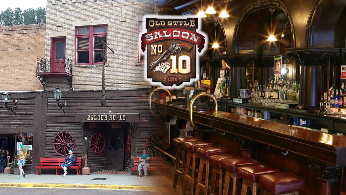 Old Style Saloon No. 10 Outside and Inside View