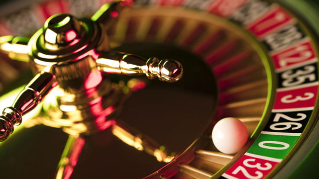 Closeup of a Roulette Wheel