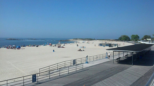 Ocean Beach Park in New London Connecticut