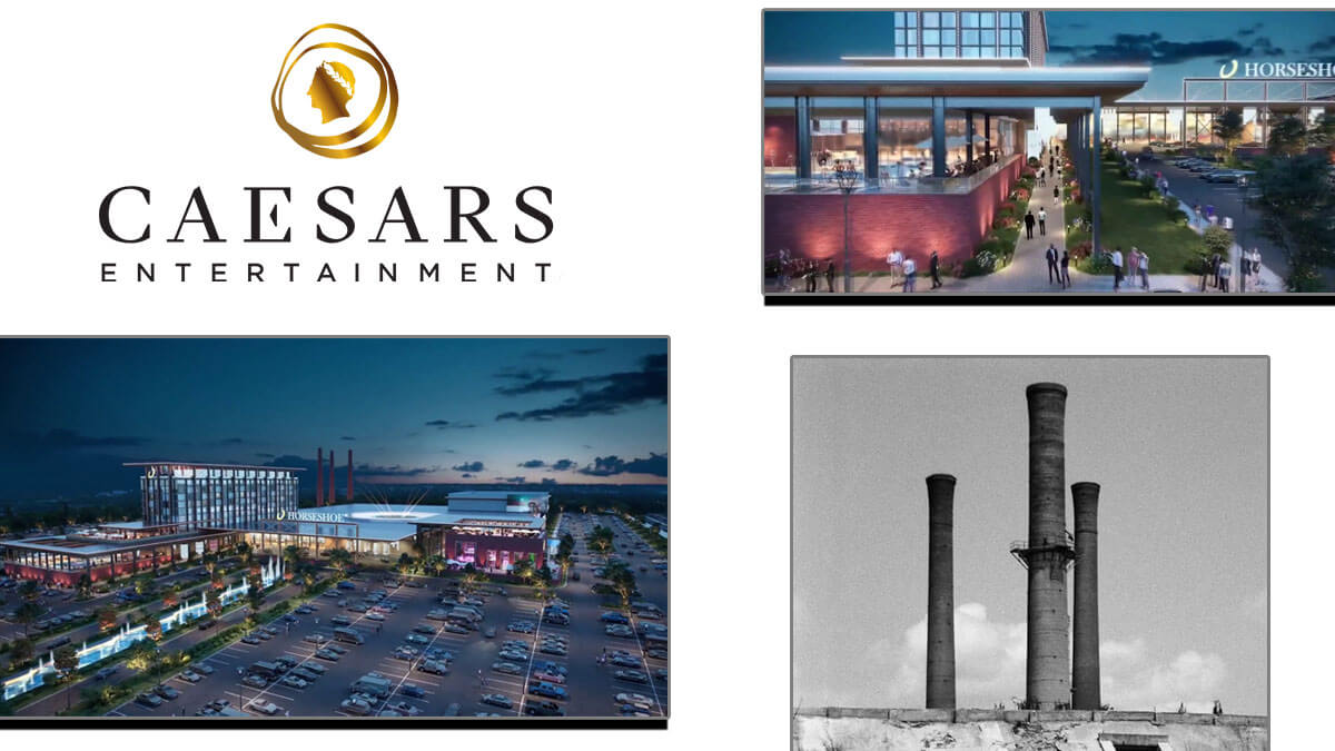 Caesars Entertainment Danville Casino With Smoke Stacks