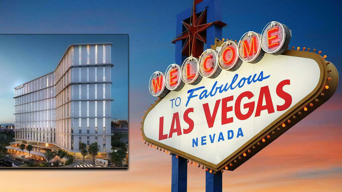 Dream Casino Las Vegas Sign Background