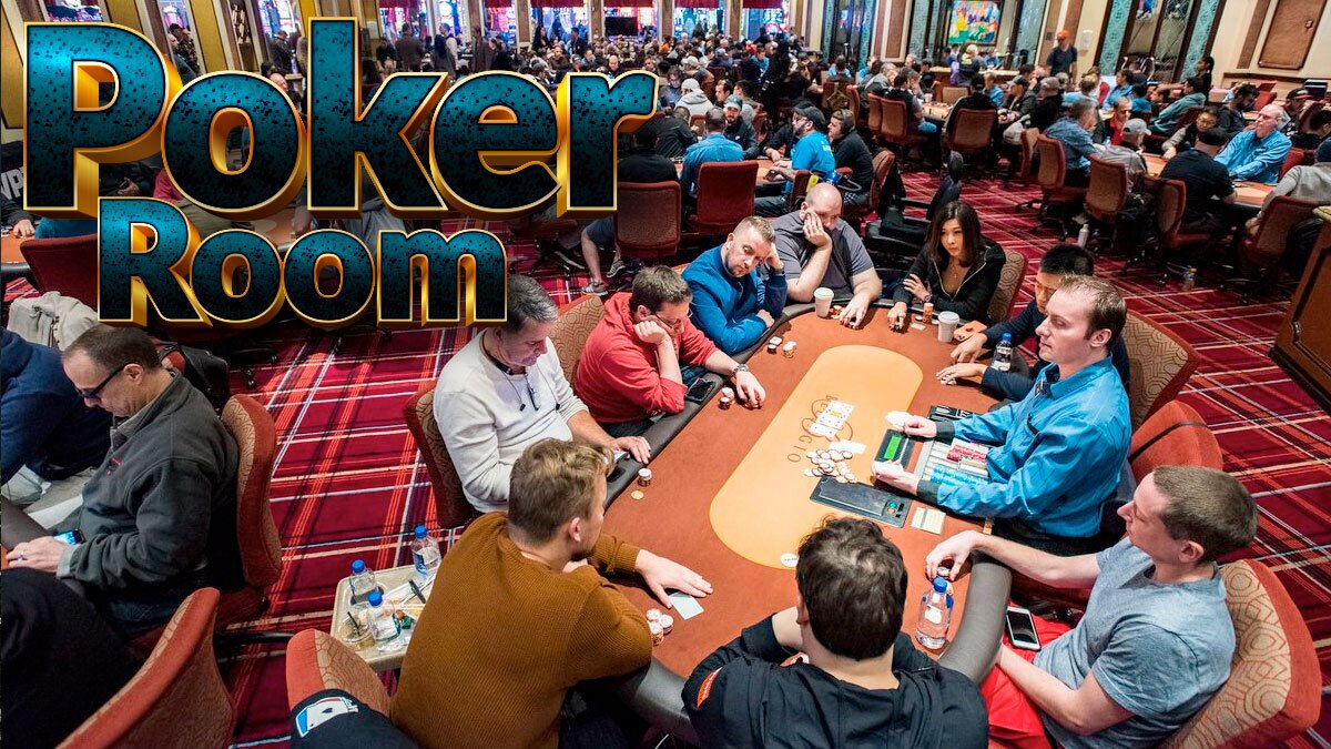 Picture of a Crowded Poker Room