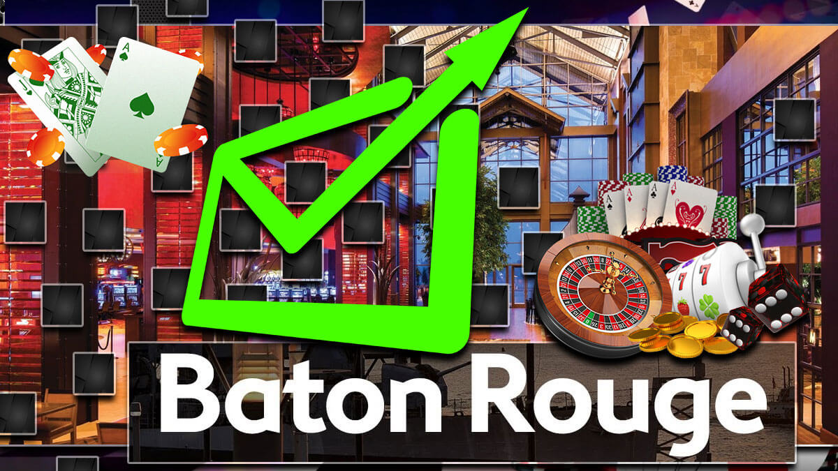 Baton Rouge Green Uptick Casino Background