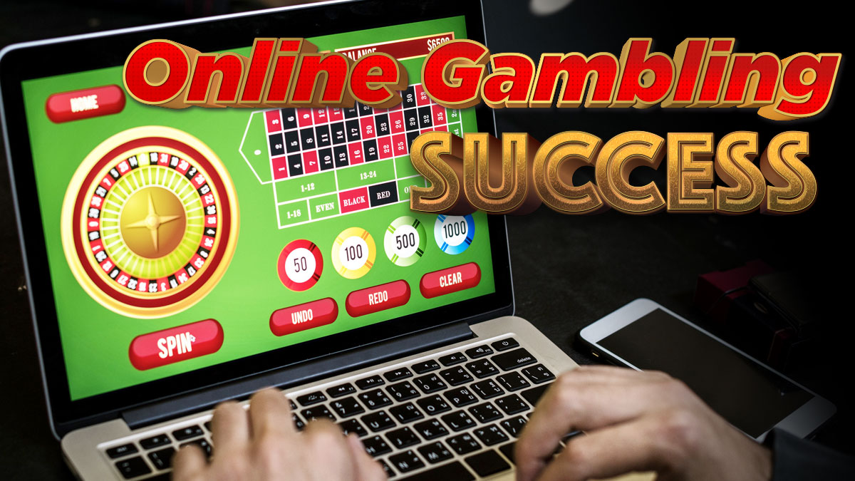 Online Casino on a Laptop