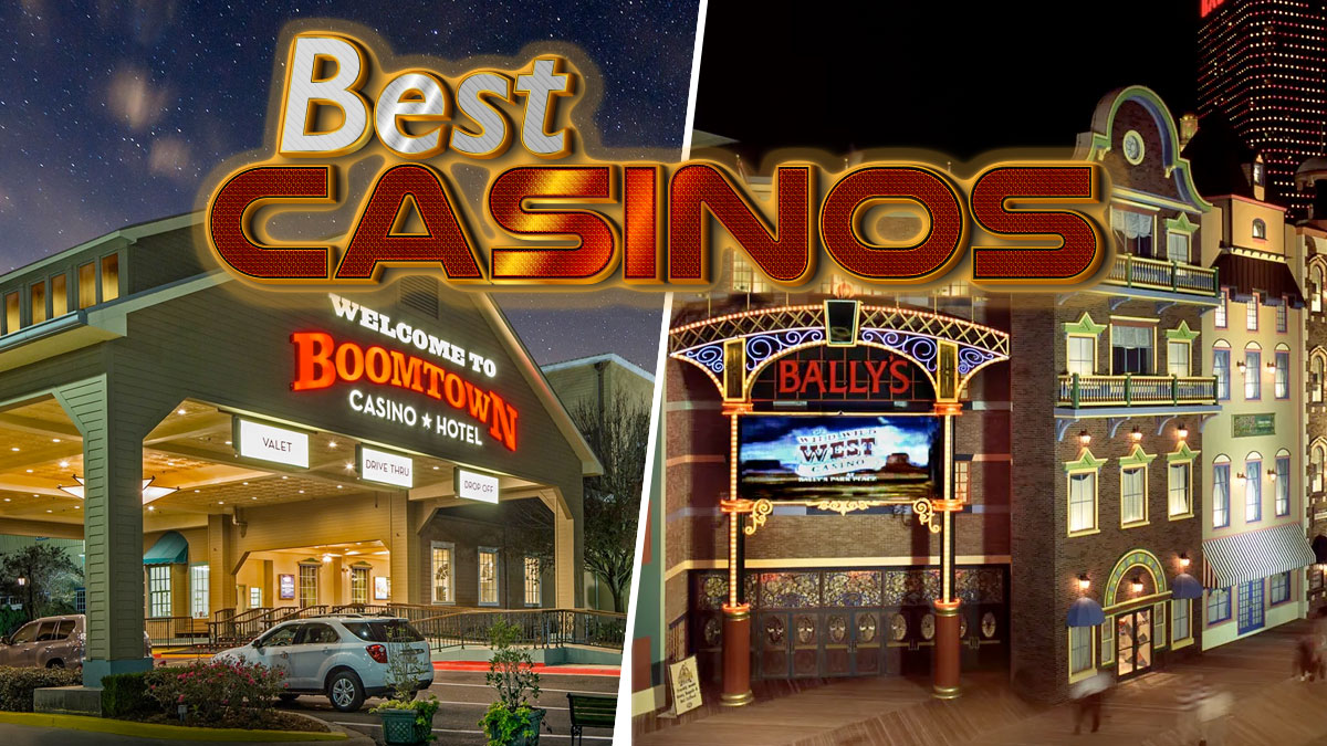 Boomtown Casino Hotel on Left and Bally's Casino on Right