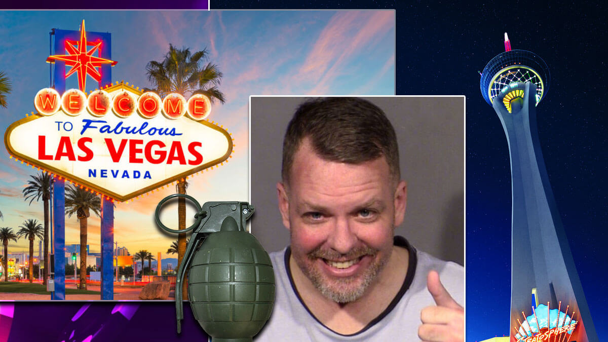 Las Vegas Stratosphere Grenade Man Arrested