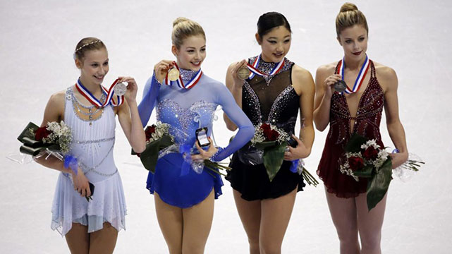 2014 Medalists of Women Figure Skating